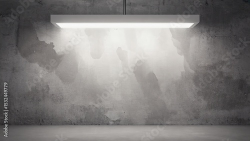 Illuminated Concrete Wall: Perfect for Modern Designs