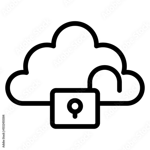 Vector Design Unsecure Icon Style