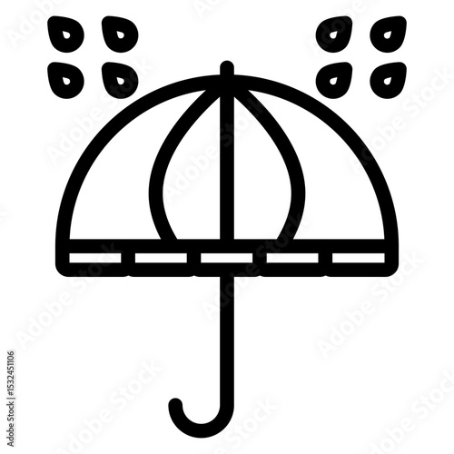 Vector Design Umbrella Icon Style