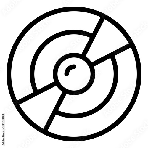 Vector Design CD Icon Style