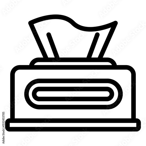 Vector Design Tissue Box Icon Style