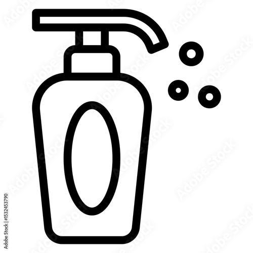 Vector Design Shampoo Hair Icon Style