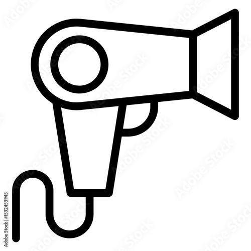 Vector Design Hairdryer Icon Style