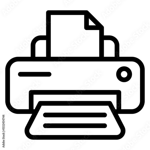Vector Design Printer Icon Style