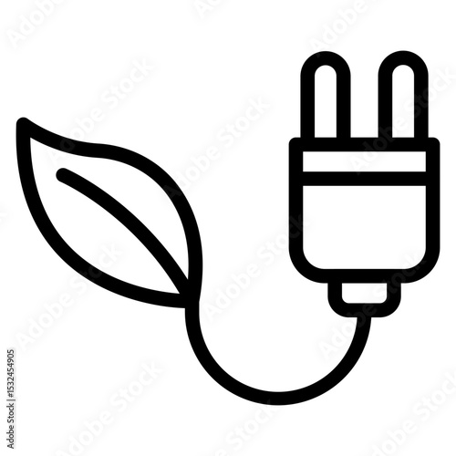 Green Energy Icon Style