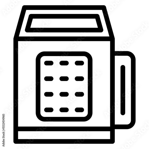 Credit Card Machine Icon Style