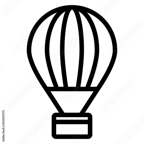 Air Balloon Icon Style