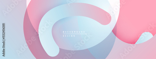 Abstract fluid shapes, pastel colors blend. Soft gradients create modern background design. Minimalist aesthetic, smooth transitions visible.