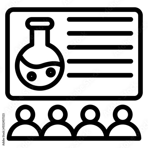 Chemistry Seminar Icon Style