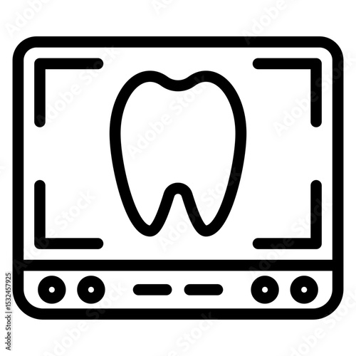 Tooth Xray Icon Style