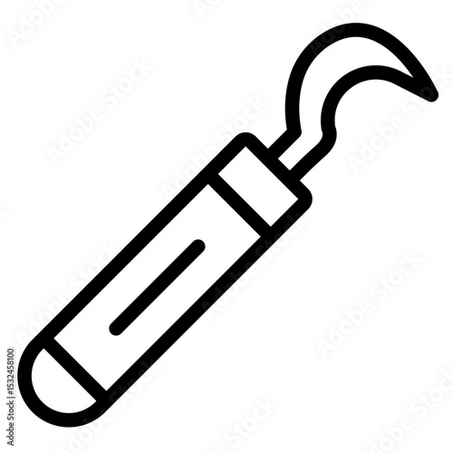 Dental Probe Icon Style