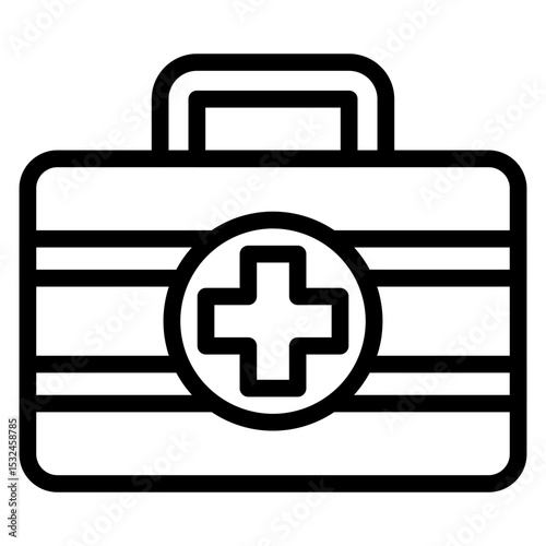 First Aid Kit Icon Style