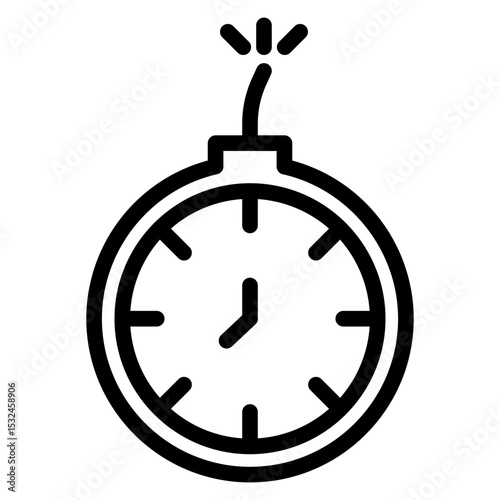 Vector Design Deadline Icon Style