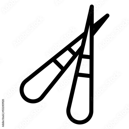 Vector Design Chopsticks Icon Style