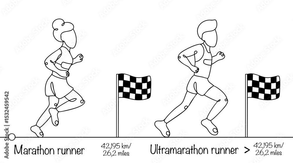 Fototapeta premium Marathon runner