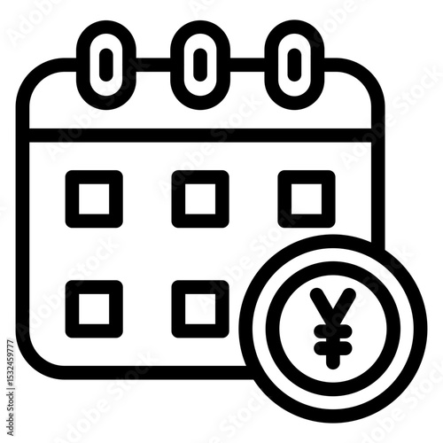 Vector Design Payment Day Icon Style