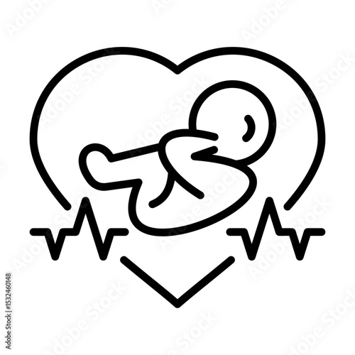 Congenital Heart Defect Pediatric Cardiology Heart Condition Birth Defect Single icon