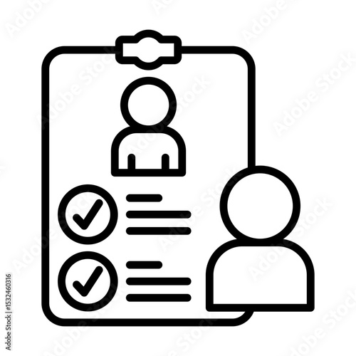 Physical Examination Medical Checkup and Health Assessment Single icon
