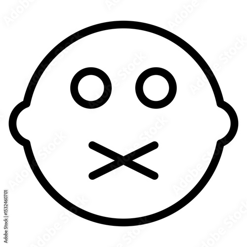 Vector Design Quiet Icon Style