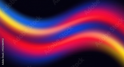 Futuristic Abstract Wave Pattern