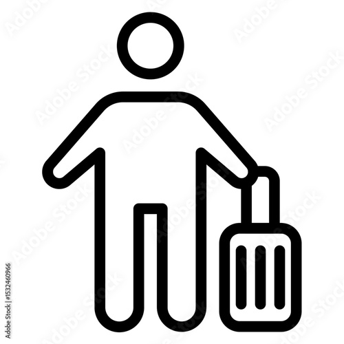 Vector Design Tourist Icon Style