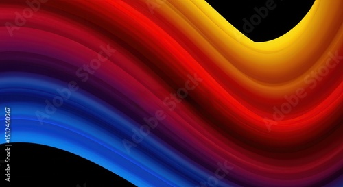 Illuminated Wave Background