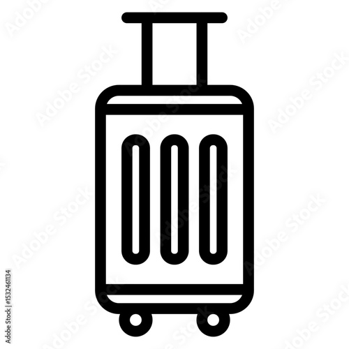 Vector Design Luggage Icon Style
