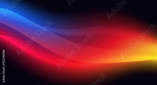 Wavy Color Pattern Abstract