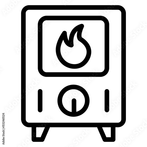 Vector Design Heater Icon Style