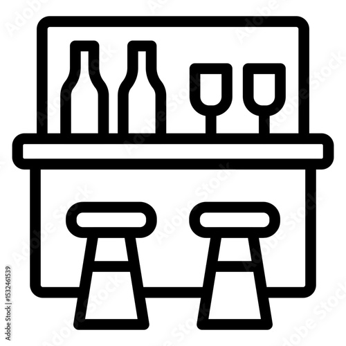 Vector Design Bar Counter Icon Style