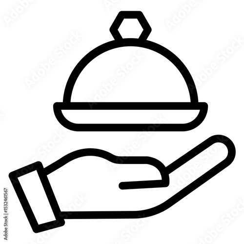 Vector Design Food Tray Icon Style