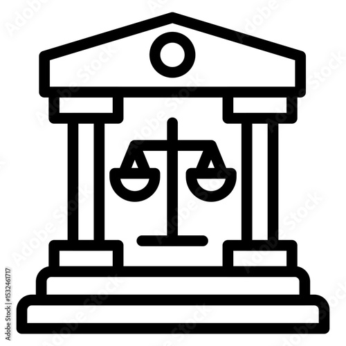 Vector Design Court Icon Style