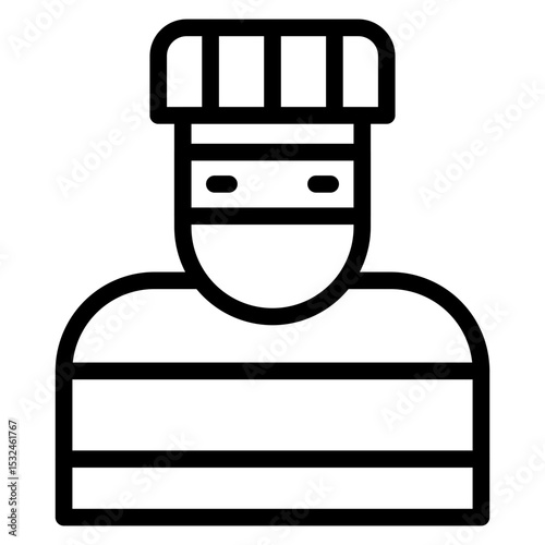 Vector Design Thief Icon Style