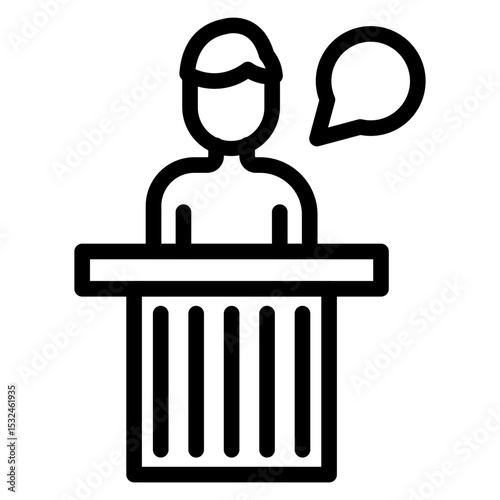 Vector Design Witness Icon Style