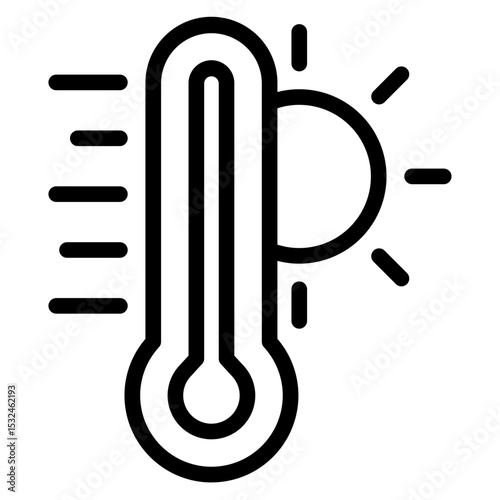 Vector Design Thermometer Icon Style