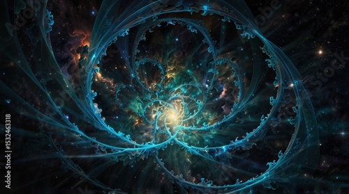abstract fractal background