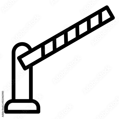 Vector Design Road Barrier Icon Style