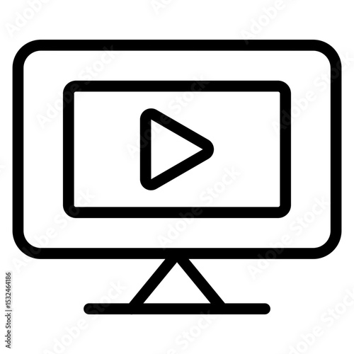 Vector Design Live Stream Icon Style