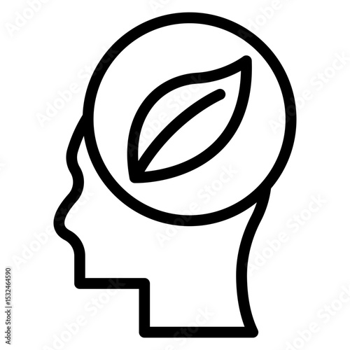 Vector Design Think Green Icon Style