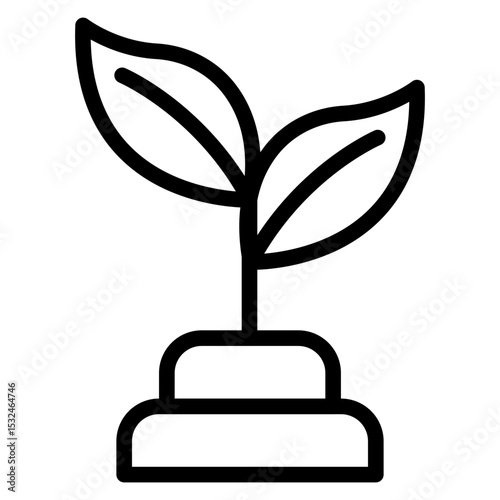 Vector Design Sprout Icon Style