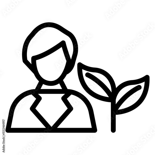 Vector Design Ecologist Icon Style