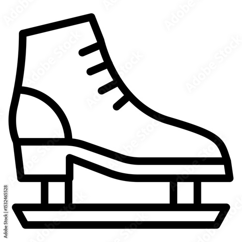 Vector Design Ice Skate Icon Style