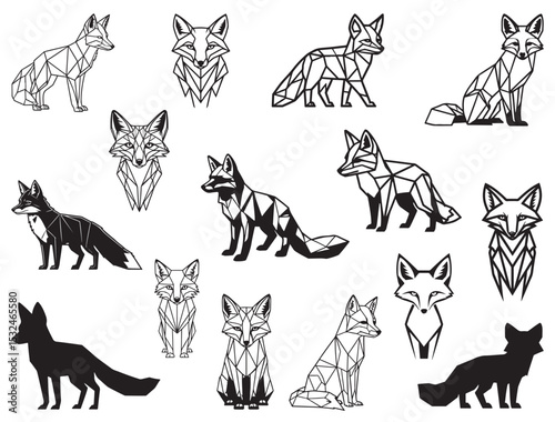 GEOMETRIC FOX SILHOUETTE