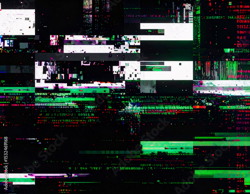 ネットワークの中枢ノードが故障し、都市の構造体がグリッチ崩壊を起す。正多角形で構成された都市は次々と破裂、分解されマトリックスコードの滝が空中に落ち続ける都市景観