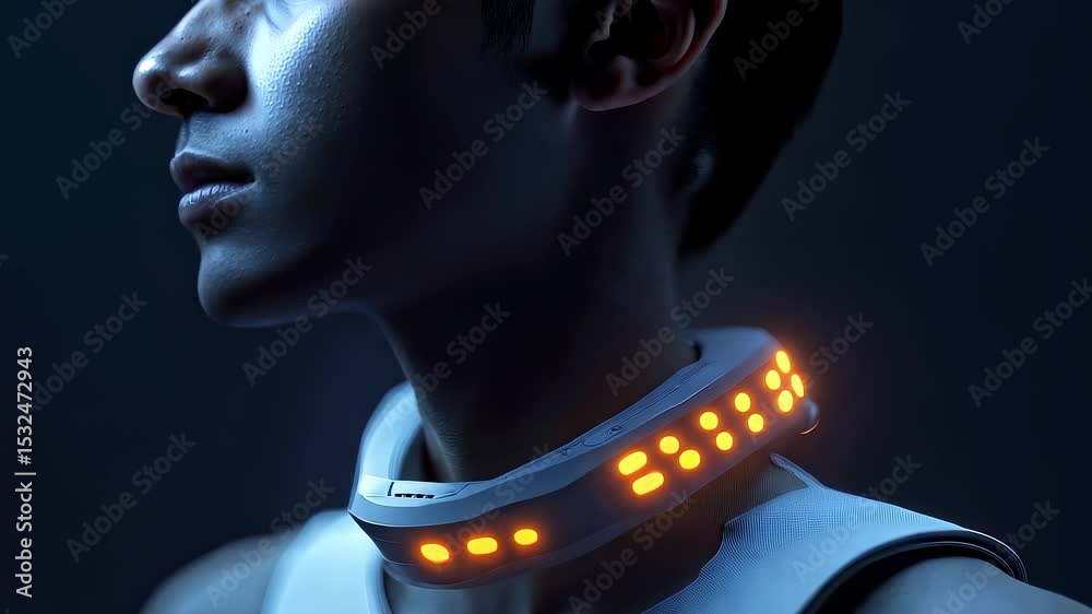 Future Tech Smart Neck Wearable Device Demo