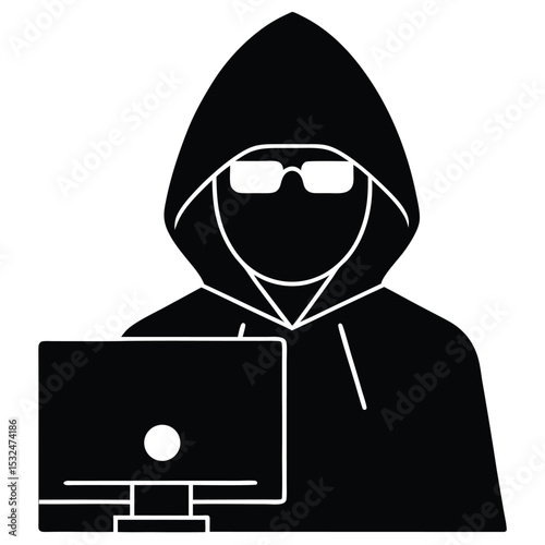 Anonymous Hacker Silhouette