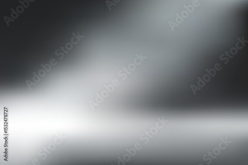 Abstract Grayscale Gradient with Light and Shadow Background