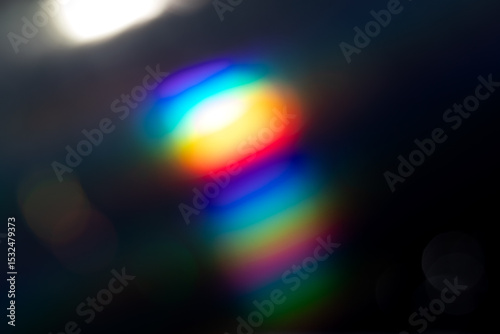light leak overlay effect with bokeh rainbow light leaks,retro noisy film texture light leak flare on black background,transparent background png