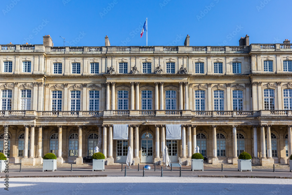 Fototapeta premium Front facade of the government palace in Nancy, France