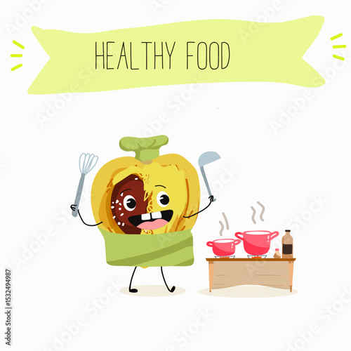 marula fruit cute funny cheerful characters. Vector hand drawn  illistration.